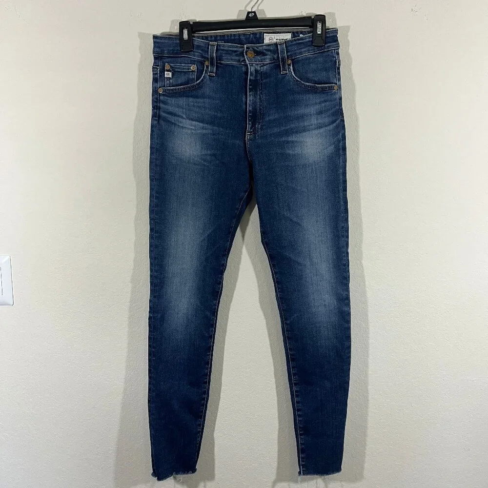 Adriano Goldschmeid Farrah Ankle Dark Wash Skinny Jeans Size 29 Style PW33418 - Picture 2 of 12